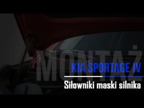 Montaż Siłowników Maski (Teleskopów) Kia Sportage 4 (Iv) / Bonnet Dampers For Kia Sportage 4 (Iv) - Youtube