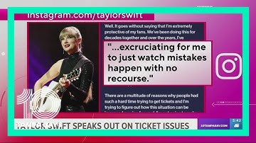 Taylor Swift breaks silence on Ticketmaster controversy