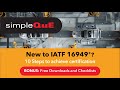 New to iatf 16949 learn the requirements  the 10 steps to achieve certification