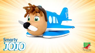 Smarty JOJO Interactive STEM Toy Airplane Teaches Shapes, Colors, Directions, Speed Flycatcher Toys