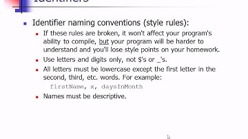 CIT1613 or CS151 Java Chapter 3 Part 1