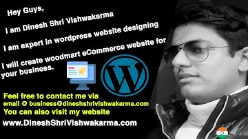 #dineshshrivishwakarma I will create woodmart eCommerce website for your business.