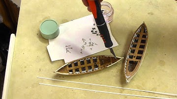 Model boats for the USS Constitution;  Part 4