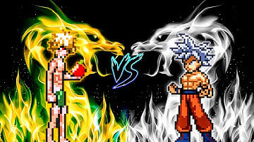 Adam Full Power OP VS Son Goku US MUI V3.5 OP in Jump Force Mugen😱