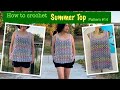 How to crochet top pattern 14