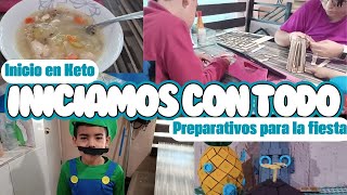 INICIAMOS CON TODO 🎉 |KETO 🥬🫛 | PREPARATIVOS | FIEBRE 🥵🌡️