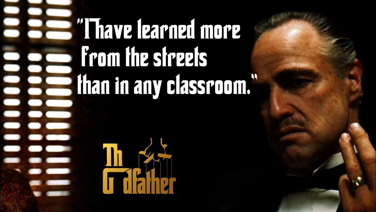 The Godfather: One of the Most Famous Movie Quotes of All Time - YouTube