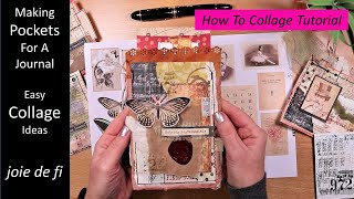 Making Pockets For A Journal 🌟 Easy Collage Ideas 💕 How To Collage Tutorial