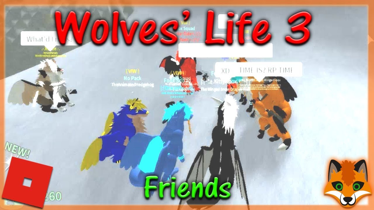 Meningsløs overse ubehag Roblox - Wolves' Life 3 - Friends #28 - HD - YouTube