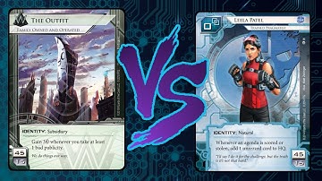 [EN] Android: Netrunner - In English #42 The Outfit Bad guys VS Leela Good Stuff