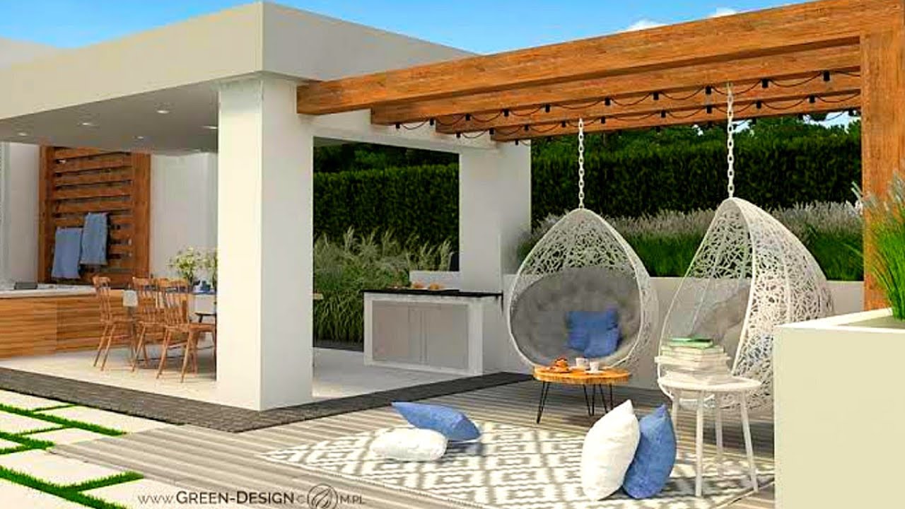 200 Backyard Patio Design Ideas 2022 Rooftop Garden Landscaping ideas| House Exterior Terrace Design