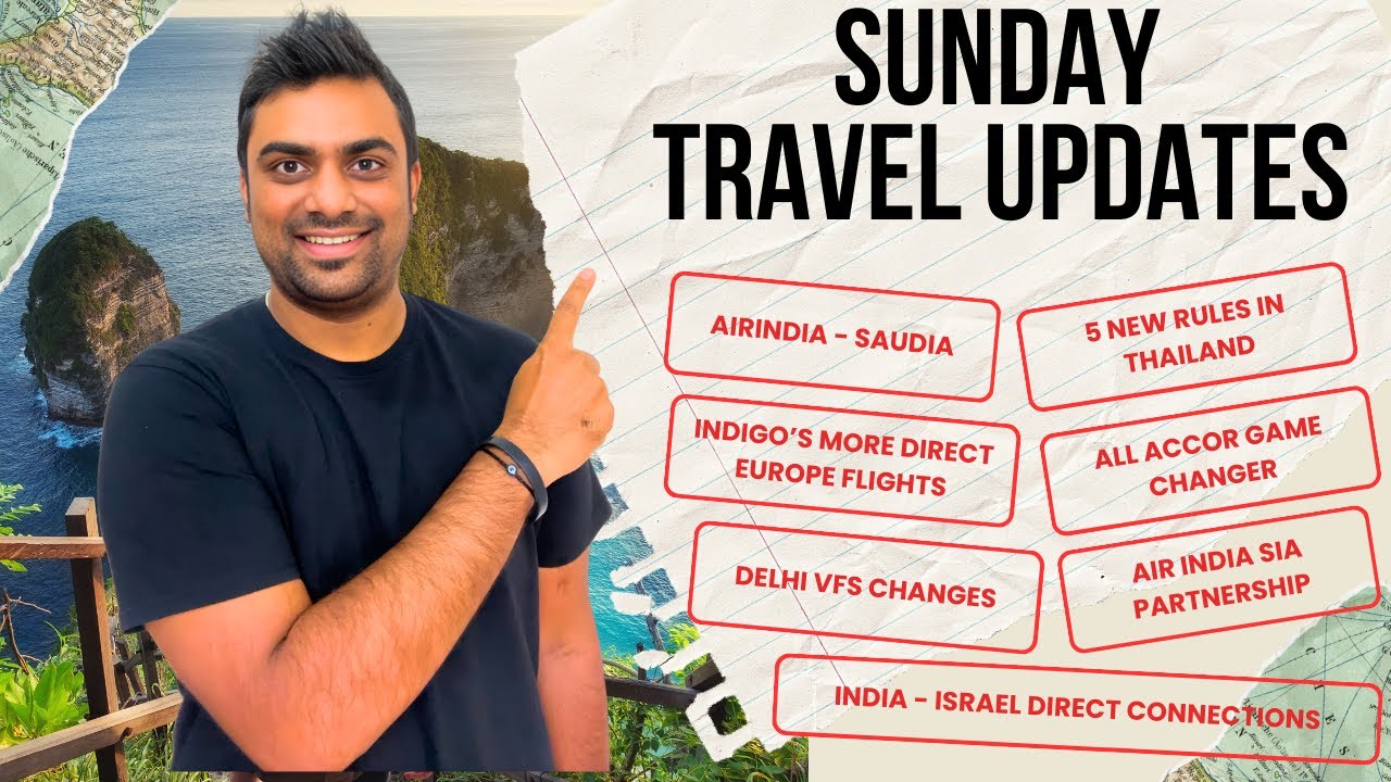 Sunday Travel Updates || Jan 25, 2026 || Episode - 50 || Air India's Latest Inter'al Travel Routes