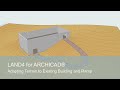 Adapting Terrain to Existing Building and Ramp | LAND4 (V4) for ARCHICAD®