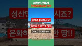 [토지 추천] 강릉 성산면 시골 땅 매물! 전원주택, 주말농장, 귀농 최적지! 🌿🚜#강릉부동산 #강릉토지 #박소장