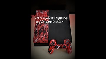 HOW TO: DIY Hydro Dipping your PS4 Controller using Spray Paint!