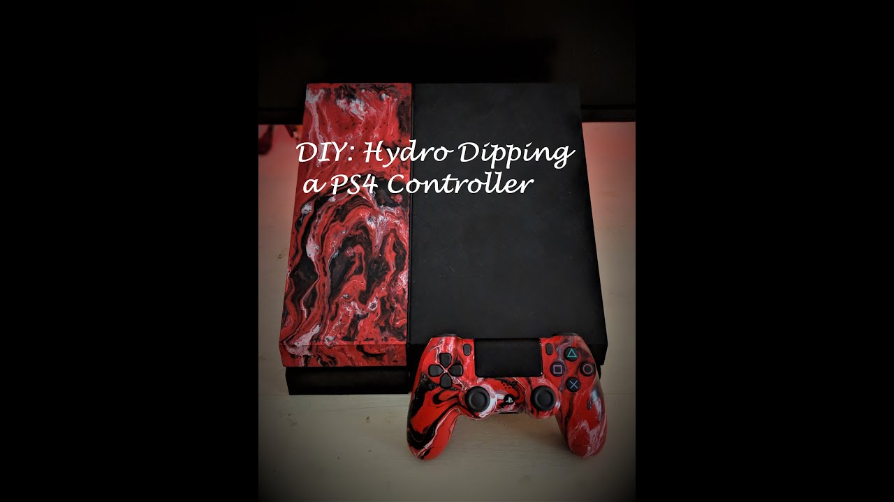 HOW TO DIY Hydro Dipping your PS4 Controller using Spray Paint! YouTube