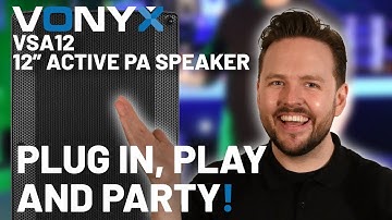 Plug, Play, Party with the Vonyx VSA12 Active PA Speaker