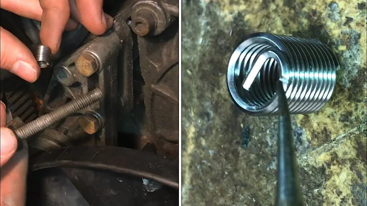 Installing “heli coil” to fix STRIPPED THREADS (fix a thread, re-thread, threaded insert, recoil)