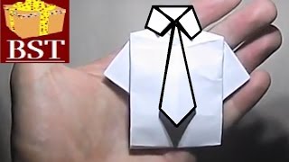 Как делать рубашку из бумаги