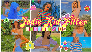 Indie kid filter on IOS and ANDROID