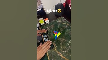 A one second pyraminx solve #speedcubing #viral #shorts #cubing #rubikscube