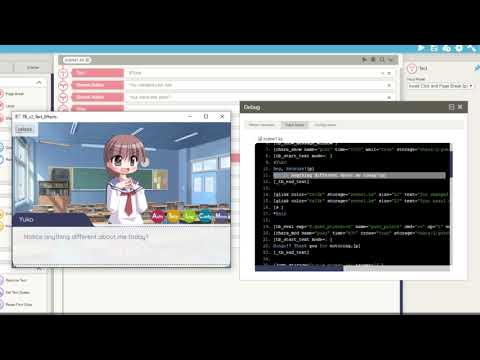 TyranoBuilder v2.0 Script Tracking Demo