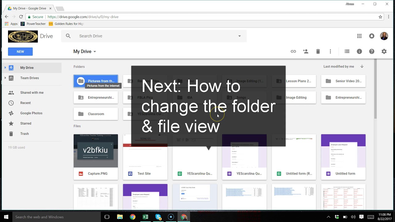 Adding and Managing files and folders in Google Drive YouTube