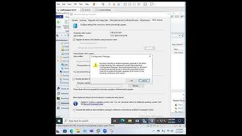 “SCCM Setup (Part 19): Configuring Client Approval and Hierarchy Settings in Configuration Manager”