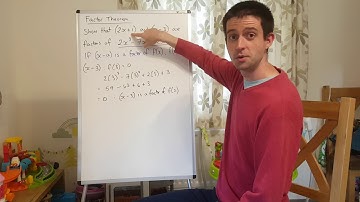 How to use the factor theorem to show that a linear term is a factor of a polynomial