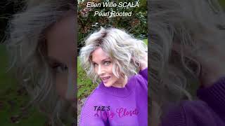 🤩A FUN, MESSY CURLY BOB!🤩 Ellen Wille SCALA in Pearl Rooted #wigsnack #tazswigcloset