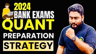 Quant Preparation Strategy For Bank Exams 2024 🔥  @CareerDefiner  By Kaushik Mohanty