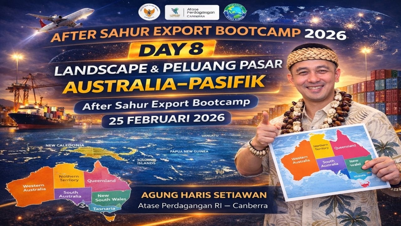 AFTER SAHUR EXPORT BOOTCAMP Day 8 - Landscape & Peluang Pasar Australia–Pasifik