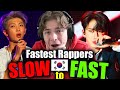 Non kpop fan reacts every kpopkorean rappers fastest rap 2022