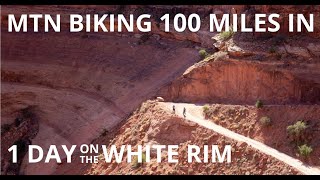Mountain Biking the White Rim in a Day