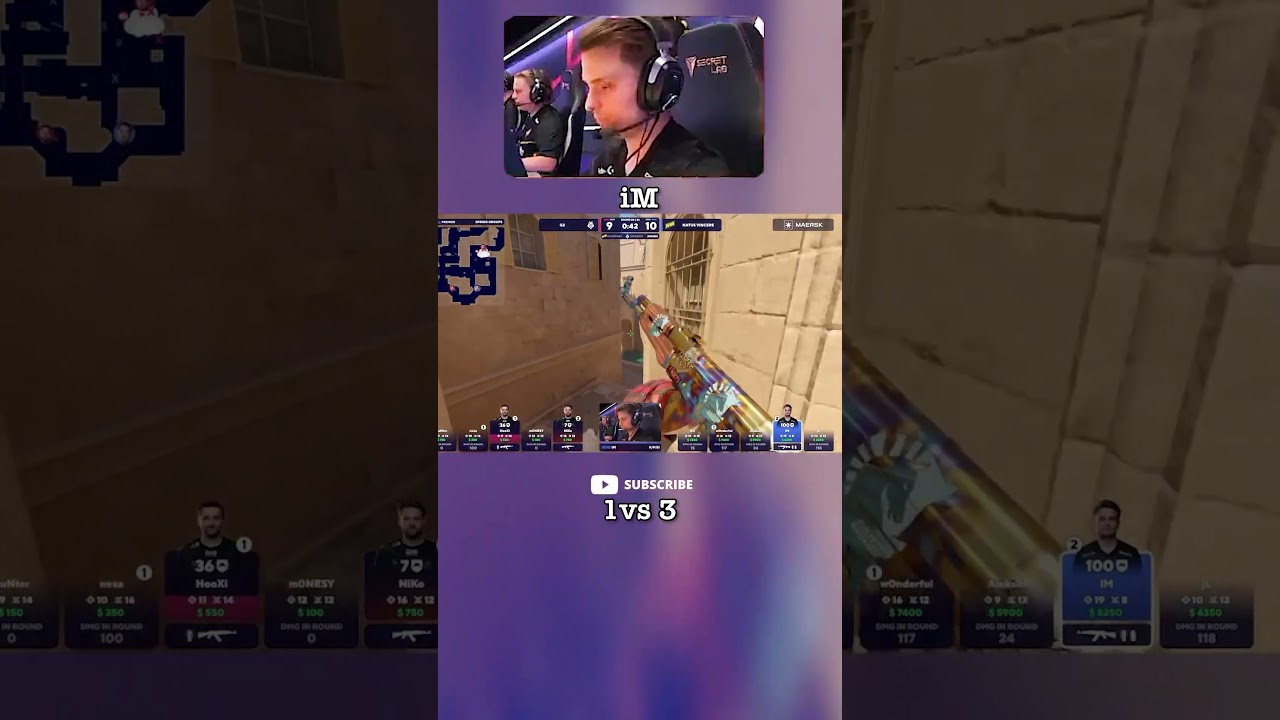 iM hace un 1vs3 en la Blast Premiere