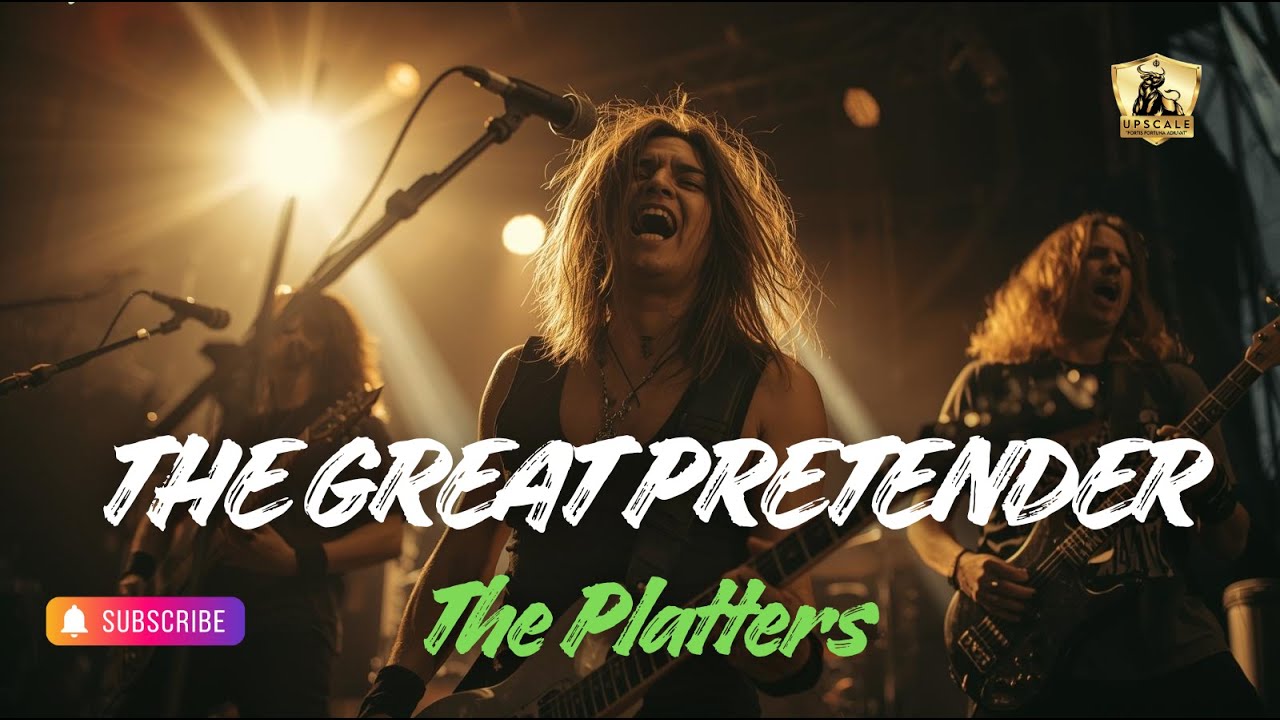 THE GREAT PRETENDER by THE PLATTERS   AI ROCK COVER