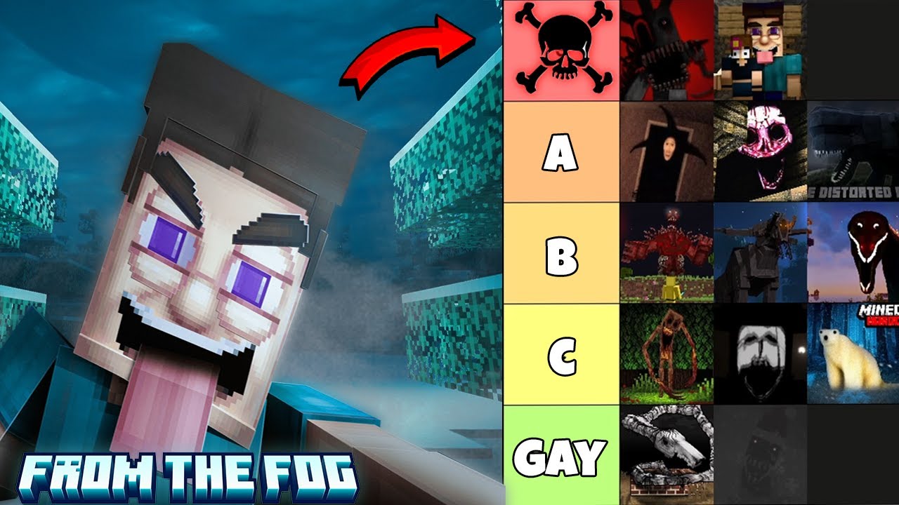 XẾP HẠNG TẤT CẢ QUÁI VẬT ĐÁNG SỢ TRONG MINECRAFT FROM THE FOG !?