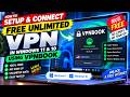 How to Setup & Connect FREE UNLIMITED VPN in Windows 11 & 10 Using VPNBook