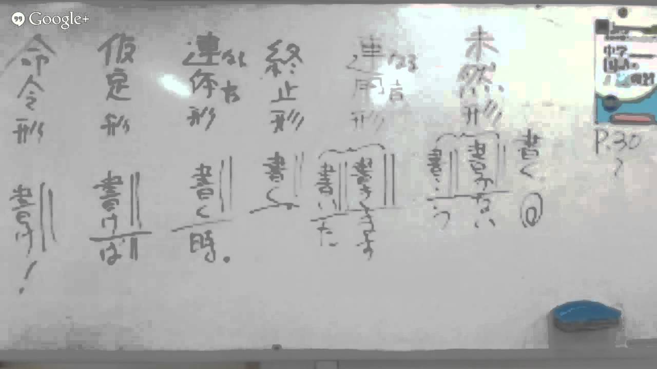 家庭学習 高校受験 中学国語 文法 用言 動詞の活用 中学英語 受身 火曜018 13 10 08 Youtube
