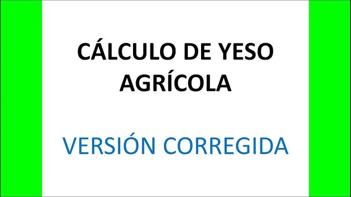 Como calcular una dosis de cal agrícola 