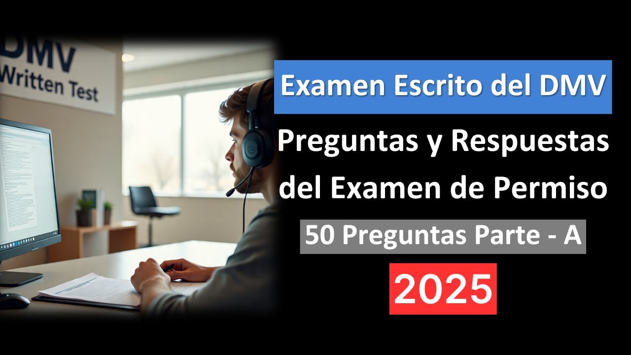 Examen Escrito del DMV 2025 en Español | Preguntas Respuestas ...