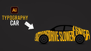 How to Wrap Text on a Car in Adobe Illustrator | GFX Tutorials