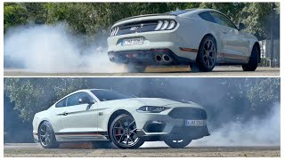 2021 Ford Mustang Mach 1 - loud exhaust sound, spinning donuts, design, interior