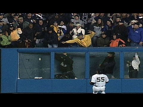 2004 ALCS Gm6: Bellhorn's homer hits off fan's hands