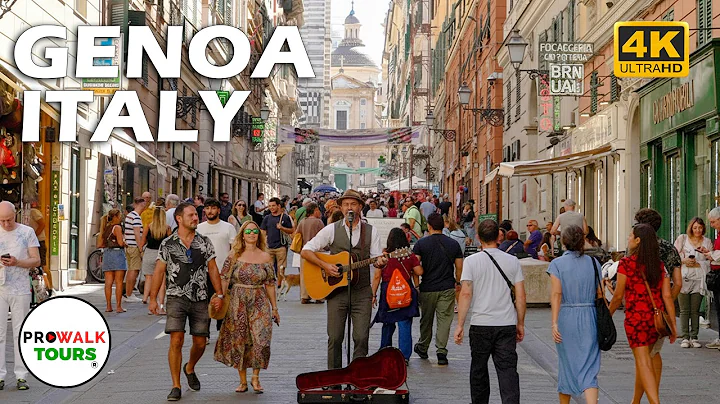 GENOA 🇮🇹 FULL 4K Walking Tour (4.5 Hours) | Italy City Walk & Coastal Vibes
