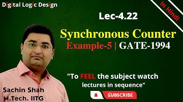 L4.22: Synchoronous counter example | Modulus of the counter