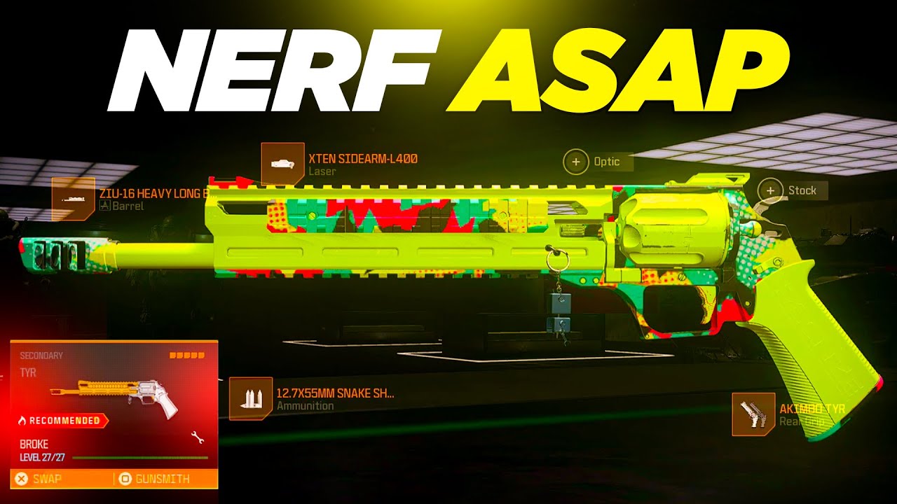 87 Kills w/ new *ONE SHOT* AKIMBO SNAKE SHOTS in WARZONE 3! 😯 (Best TYR