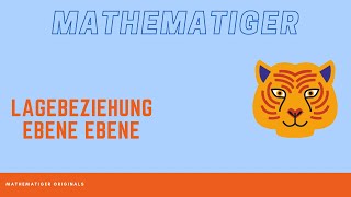 Liegt Die Ebene Auf Der Ebene? Gibt Es Eine Schnittgerade? Paralleler Verlauf? Mathematiger