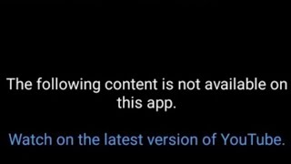 youtube vanced | контент недоступен в этом приложении - решение проблемы |