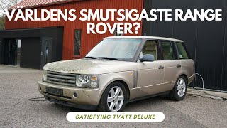 Vi tvättar världens smutsigaste range rover!